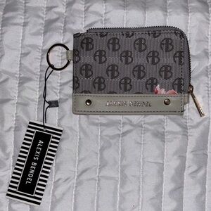 Gray Key & Card Holder